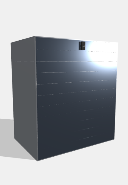 Автоматизированная инструментальная тумба, 900×600×900 мм