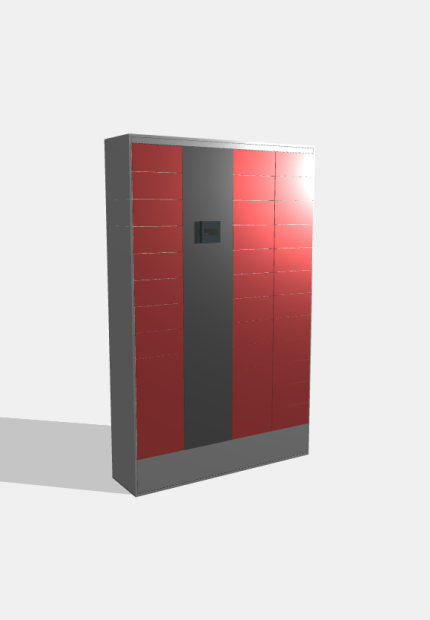 Электронный шкаф для хранения телефонов, 1181×748×200 мм