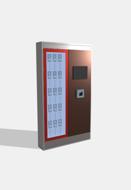 Настенная ключница на 20 ключей, 300×80×540 мм