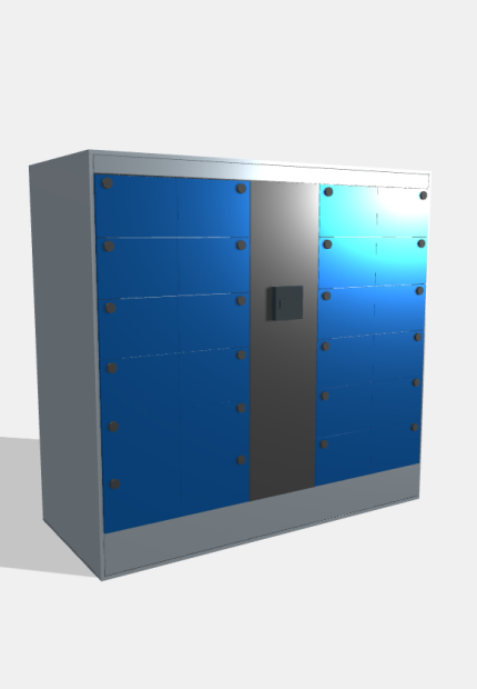 Шкафчик для телефонов в школе, 24 ячейки, 920×380×900 мм